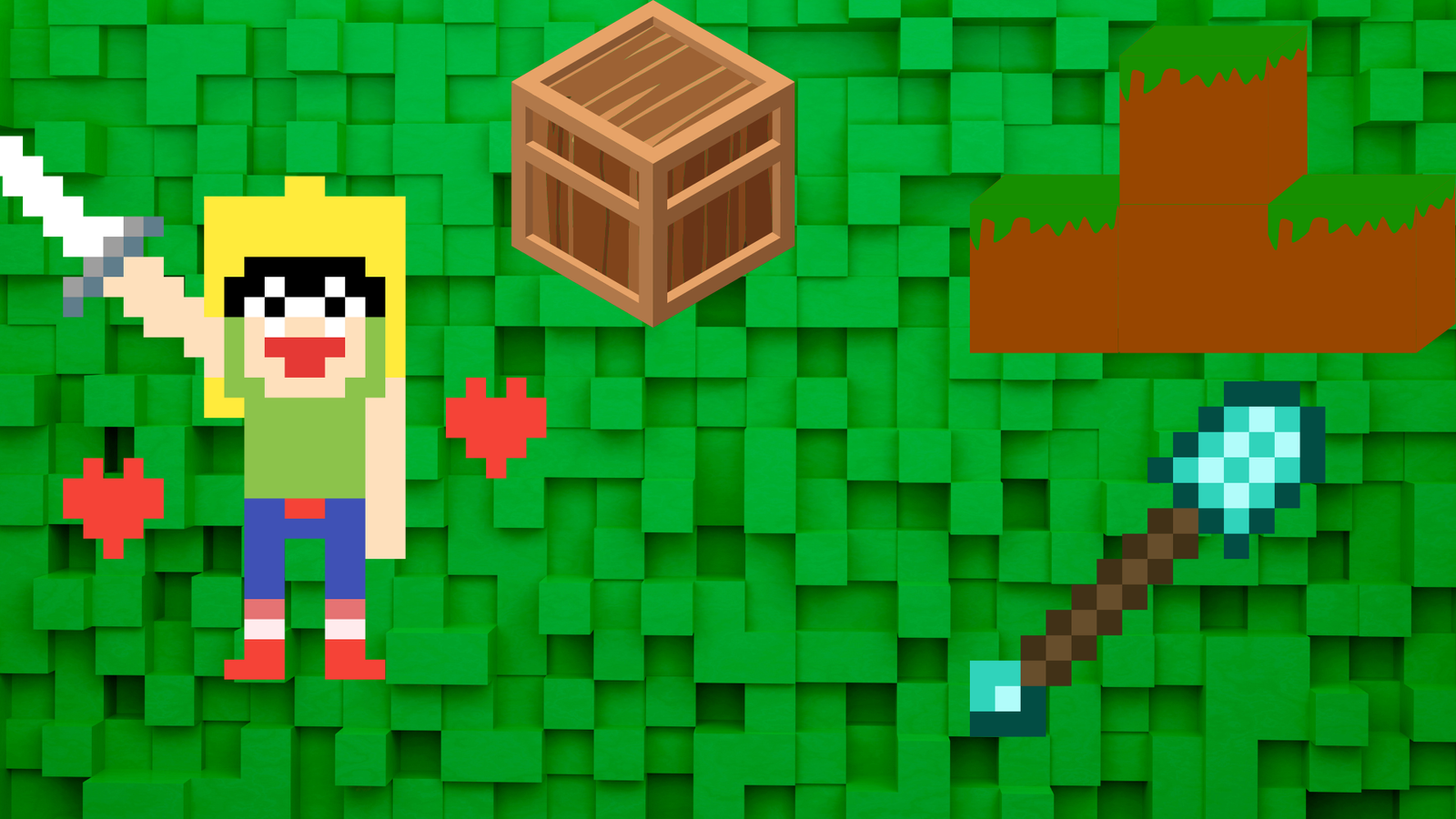 minecraft (2009) game icons banners